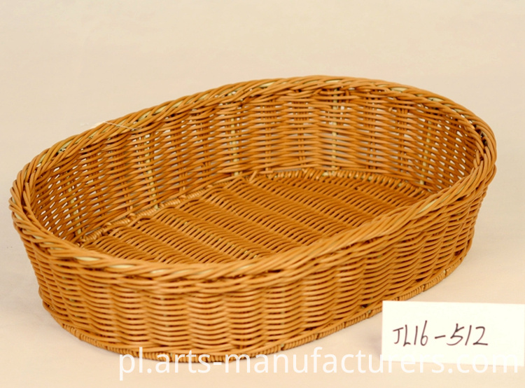 plastikowy kosz do przechowywania rattanu plastic rattan storage basket